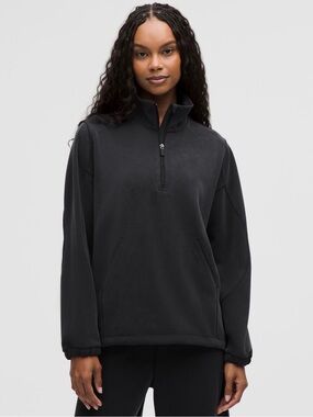 lululemon athletica Black Quarter-Zip Pullover